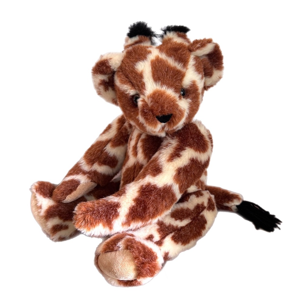 Vermont Teddy Bear Mr Nubbs Giraffe bear 16" Jointed Plush Vintage 1997
Retired